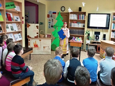 Игры волонтеров в библиотеке
