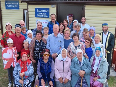 Торжественное открытие Калачинской сельской библиотеки